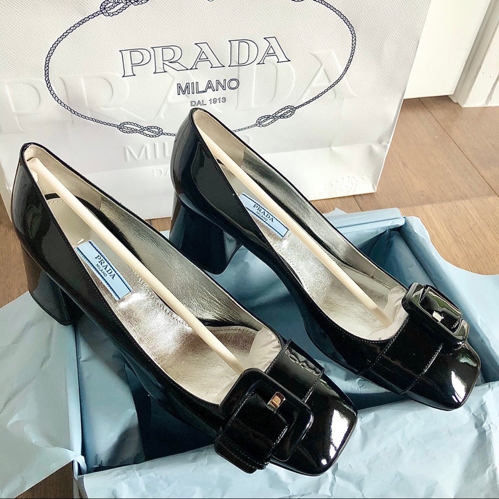 NIB Prada Patent Leather Heels